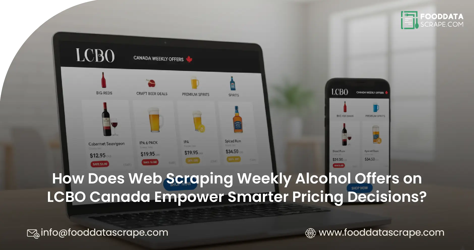 Web Scraping Weekly Alcohol Offers on LCBO Canada